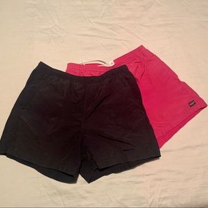 2 Pair Vintage Patagonia Baggies Shorts Size 10